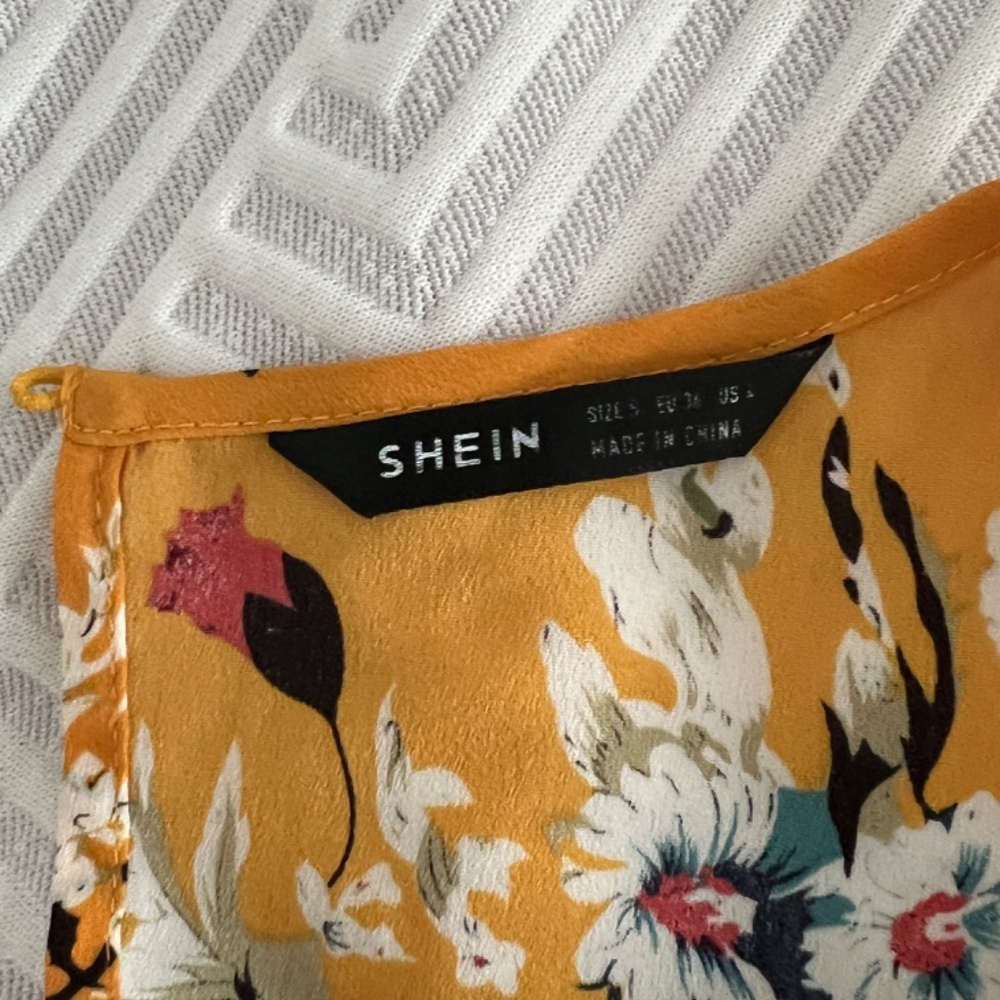 SHEIN dress size S Yellow - Picture 7 of 7